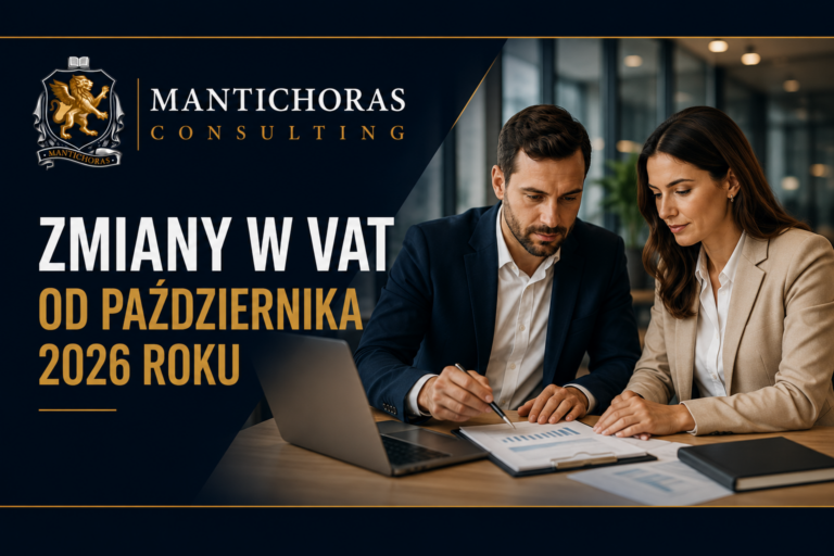 Zmiany w VAT od października 2026 roku – nowe obowiązki dla przedsiębiorców